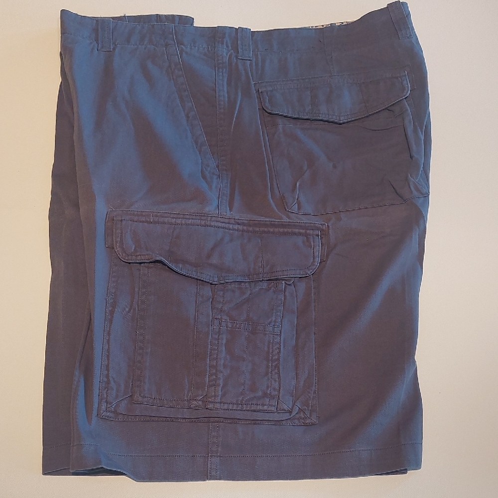 Men's Blue Cargo Shorts